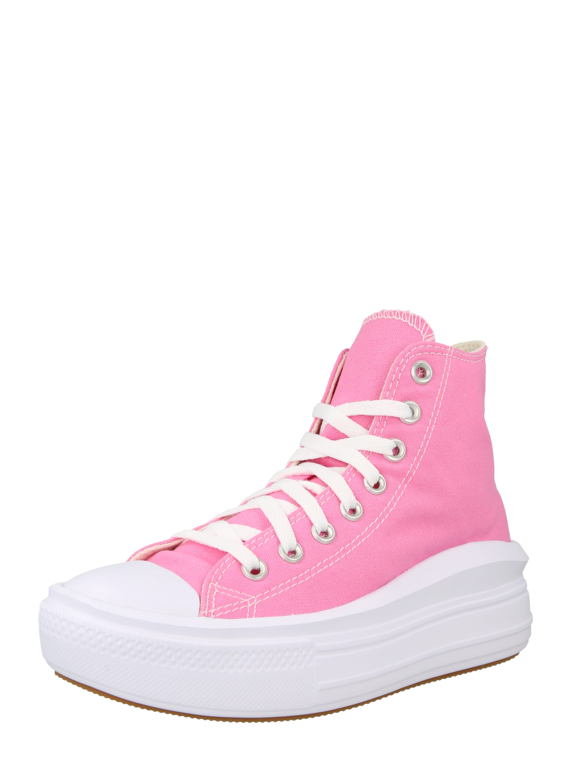 CONVERSE Кроссовки на платформе 'CTAS MOVE' в Ярко-розовый: спереди