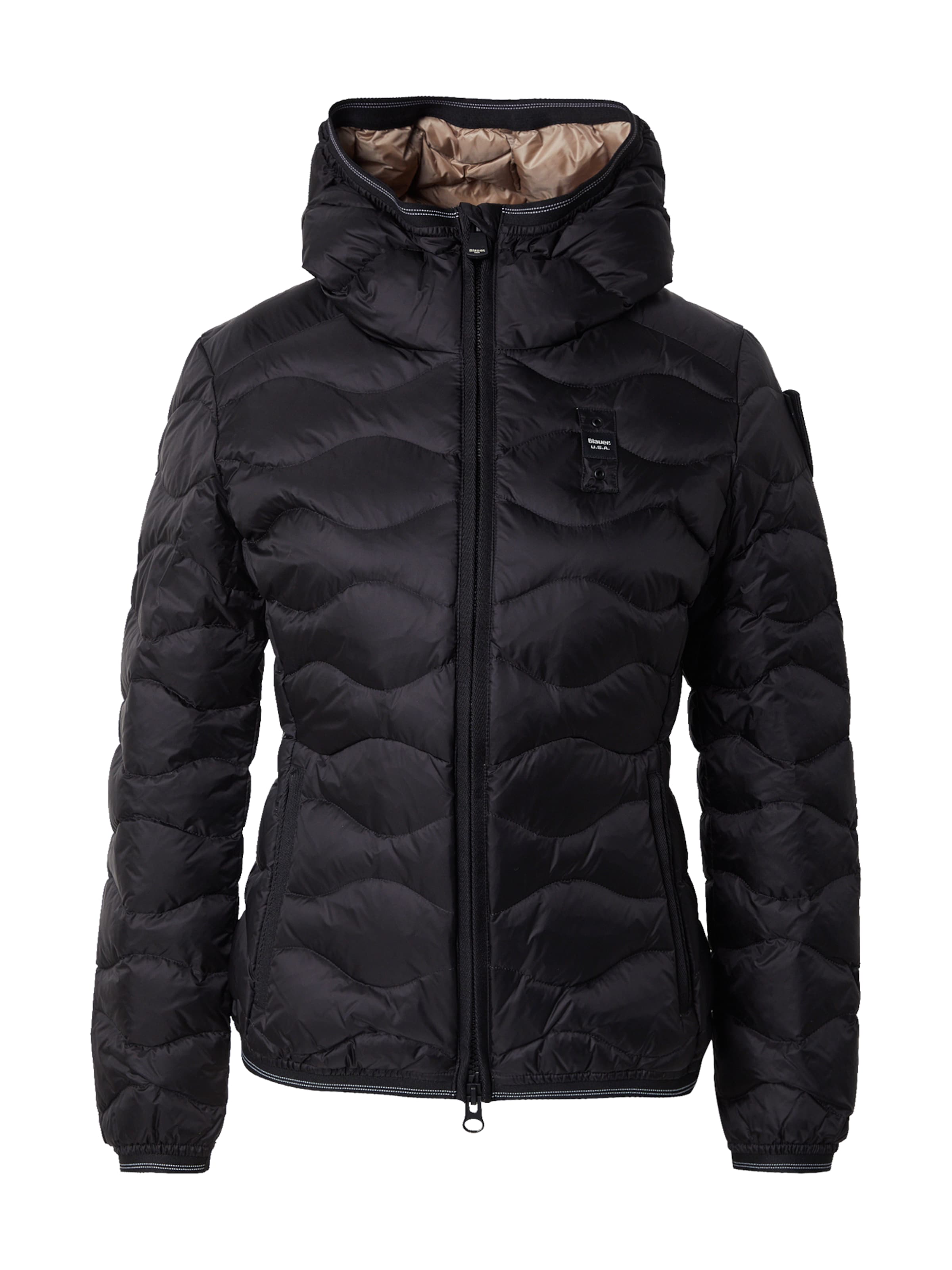 juoda Blauer.USA Žieminė striukė: priekis