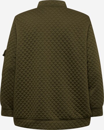 Zizzi - Sweatshirt 'FAYE' em verde