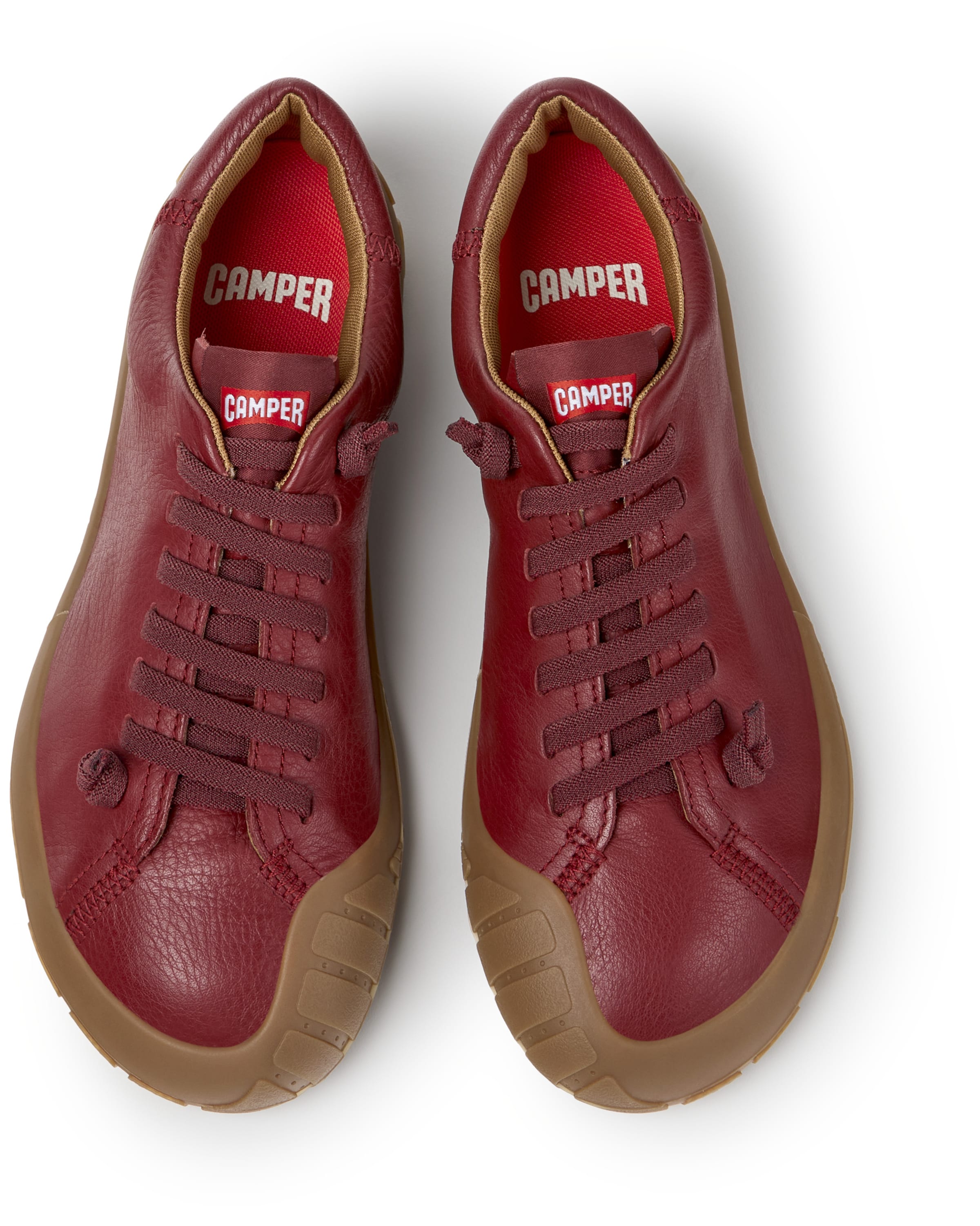 CAMPER - Sapatilhas baixas ' Peu Path+ ' em vermelho