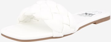 Xti Mules in White: front