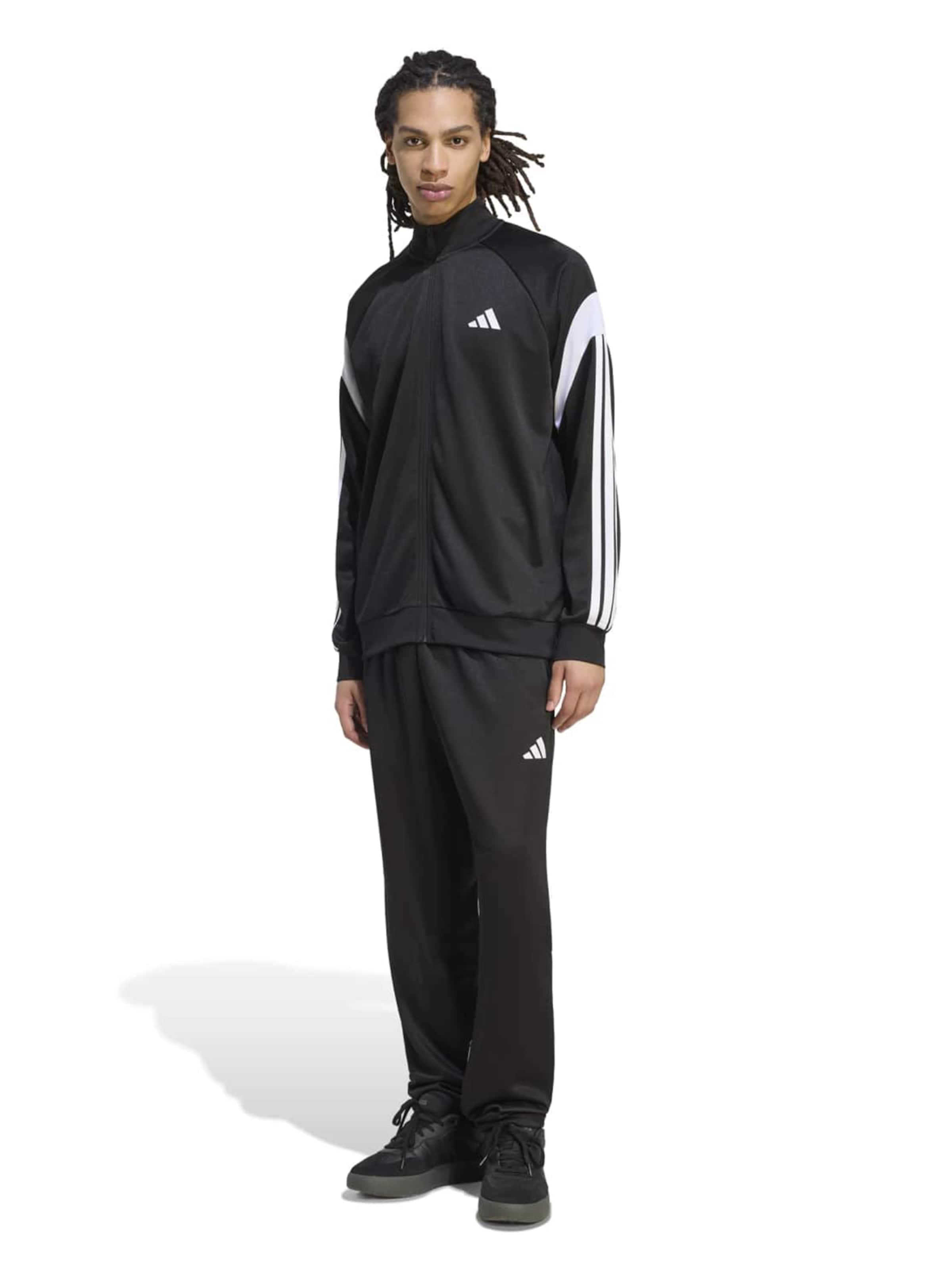 ADIDAS SPORTSWEAROdjeća za vježbanje - crna boja: prednji dio