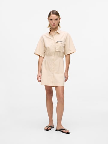 KARL LAGERFELD JEANS Košilové šaty – béžová