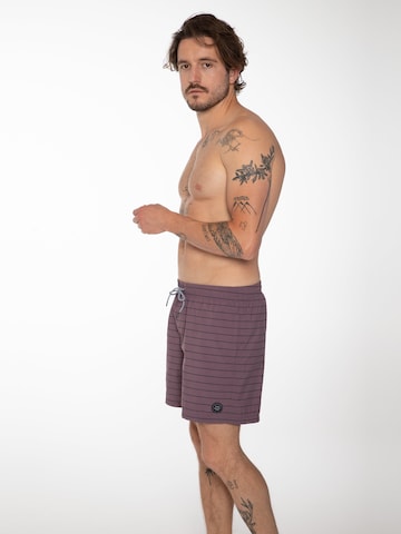 PROTEST Badeshorts 'SHARIF' in Lila
