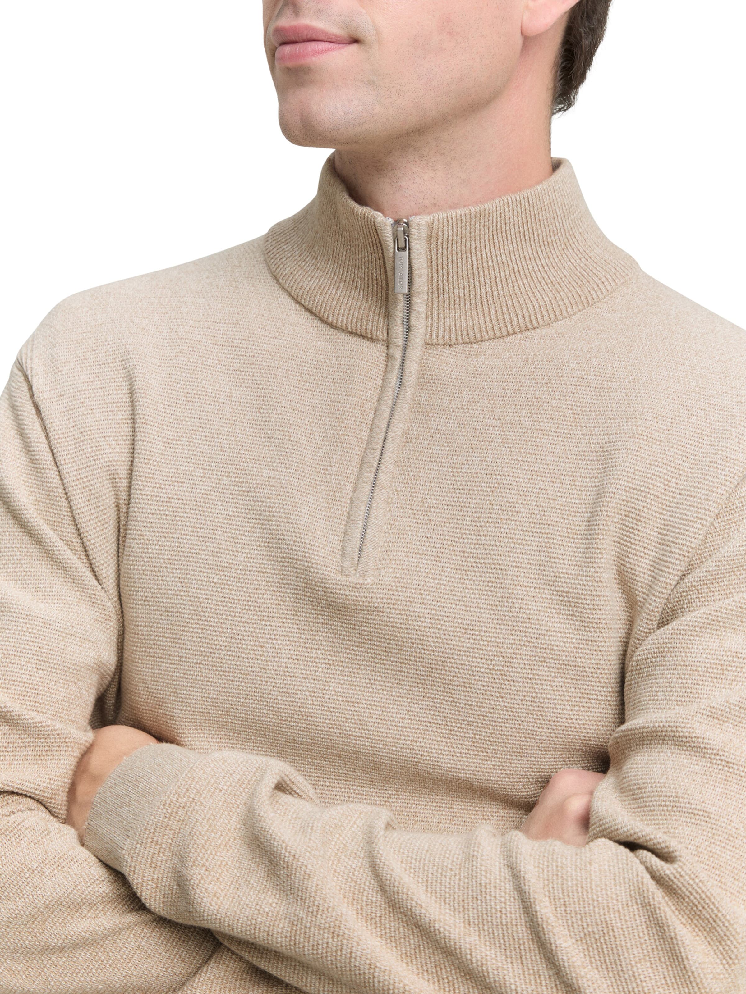 TOM TAILOR Sweater in Beige