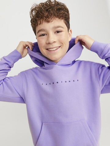 Jack & Jones Junior Μπλούζα φούτερ 'STAR' σε λιλά