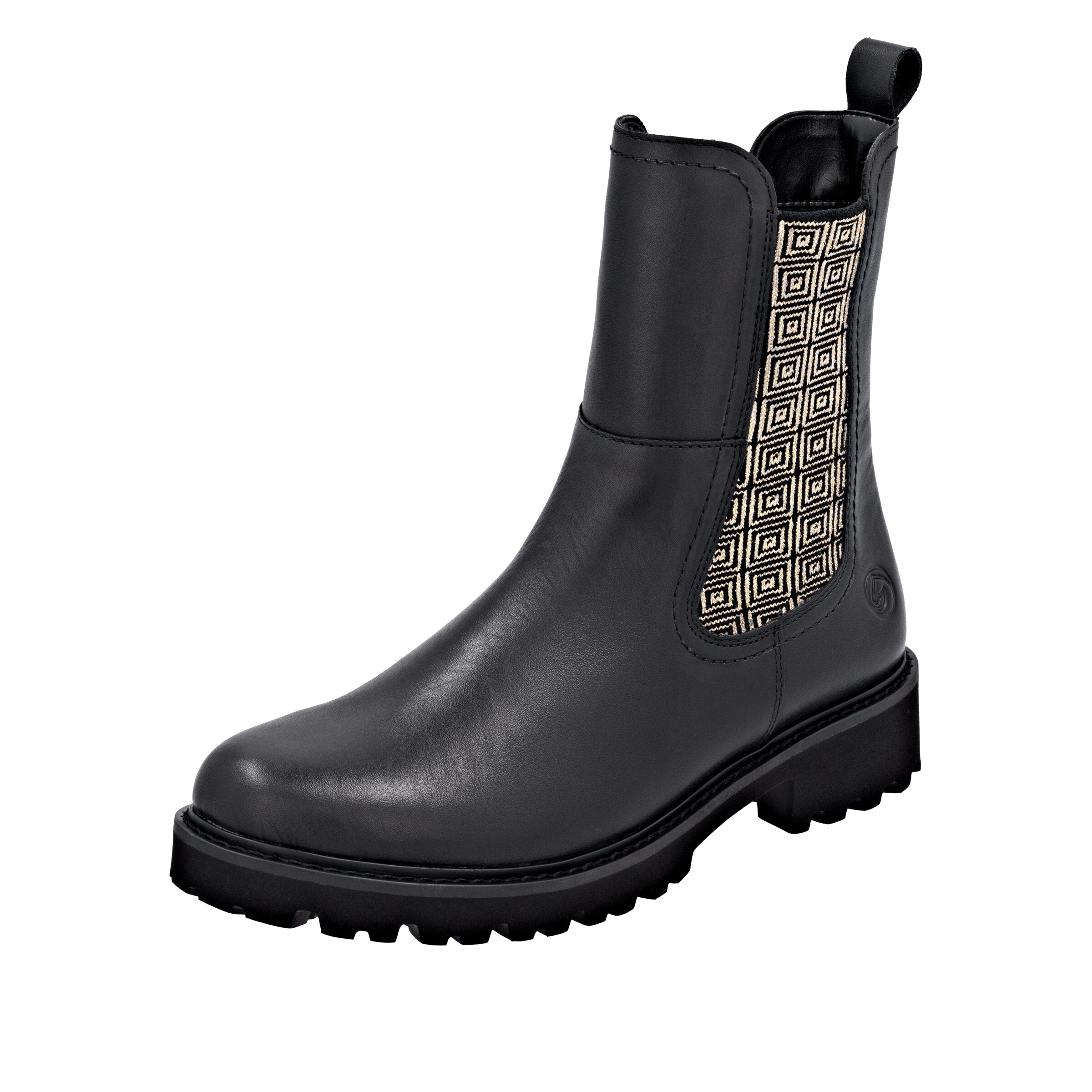 REMONTE Enkellaarsjes in Zwart: voorkant