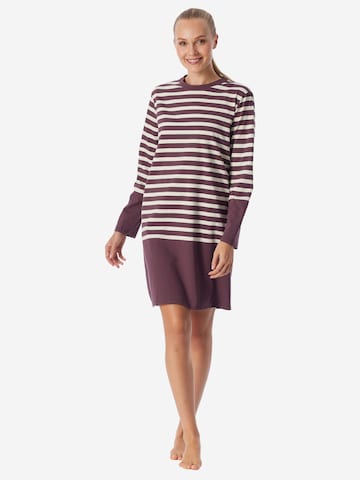 Chemise de nuit ' Casual Nightwear ' SCHIESSER en marron