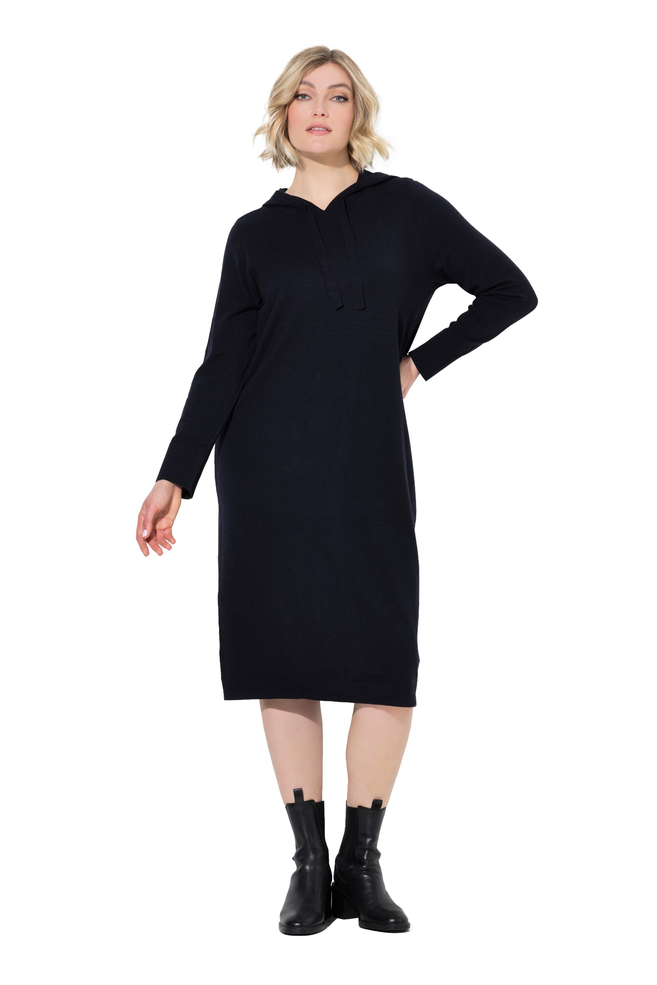 Ulla Popken Knit dress in Blue: front