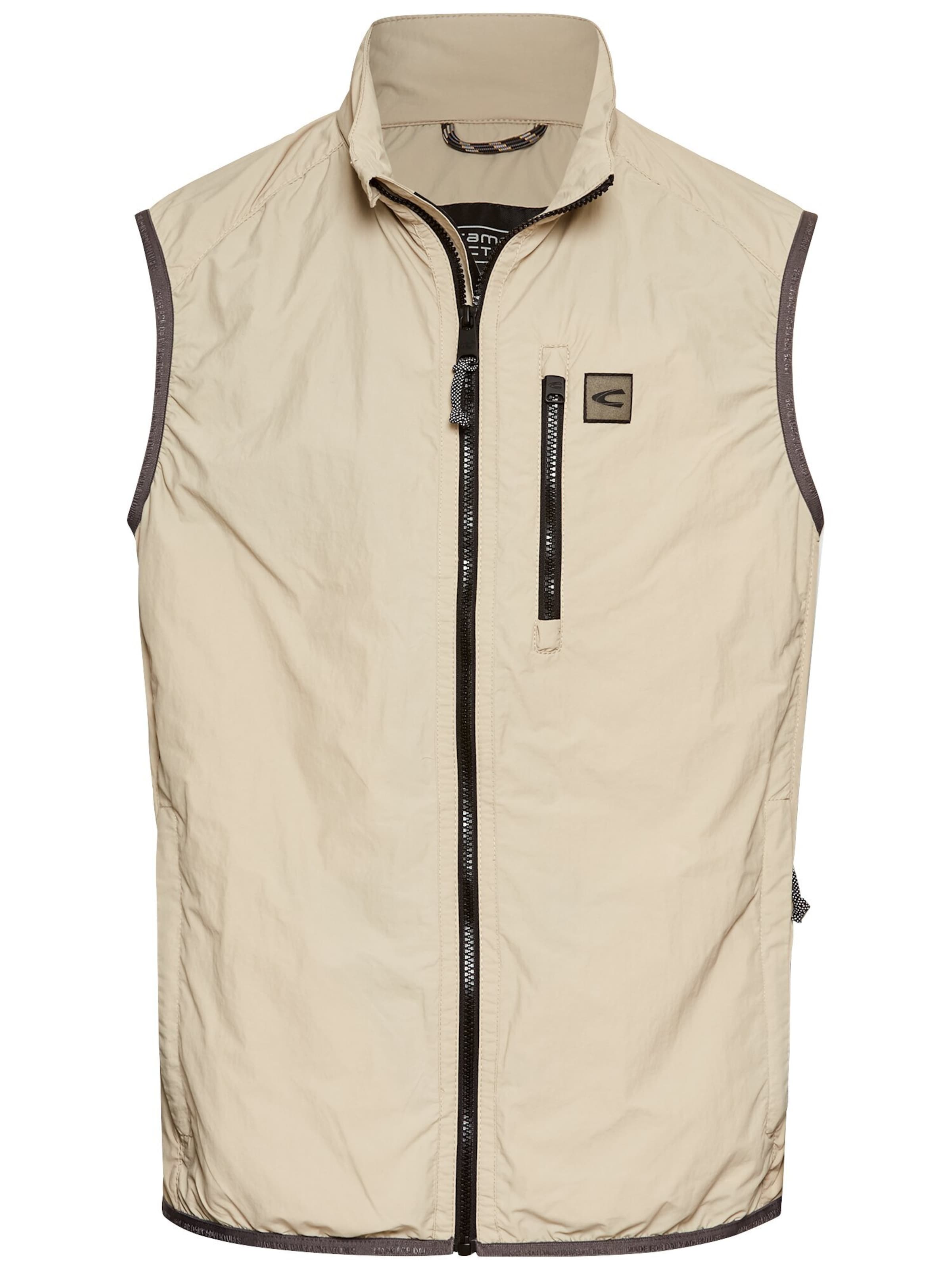 CAMEL ACTIVE Vest in Beige: front