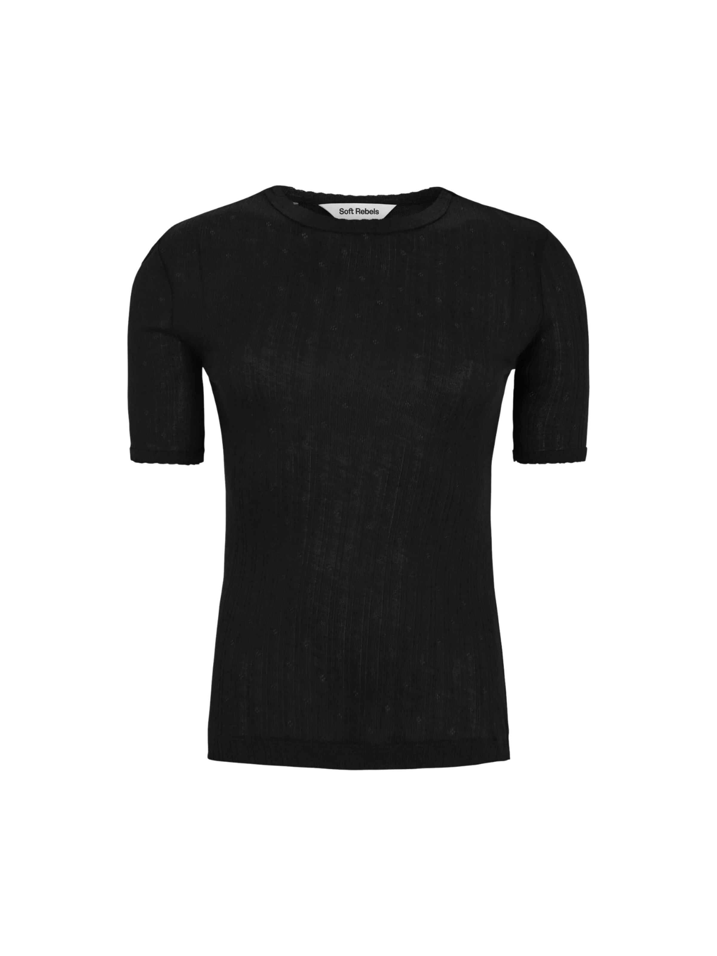 Soft Rebels Shirts 'Odell' i sort: forside