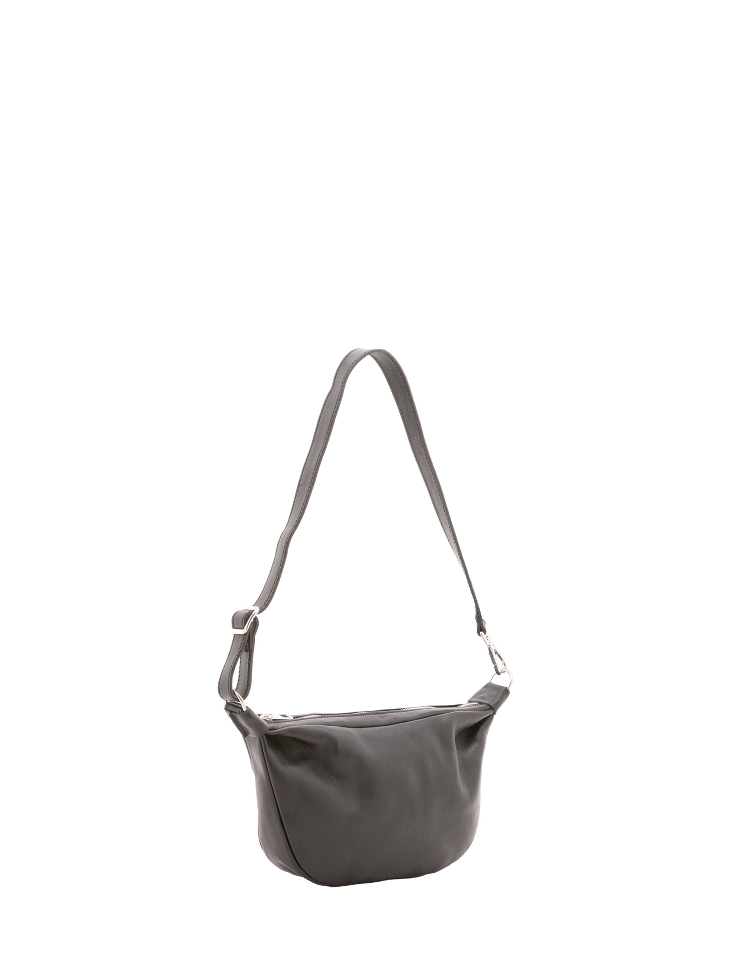 Borsa a spalla di Viola Castellani in nero: frontale