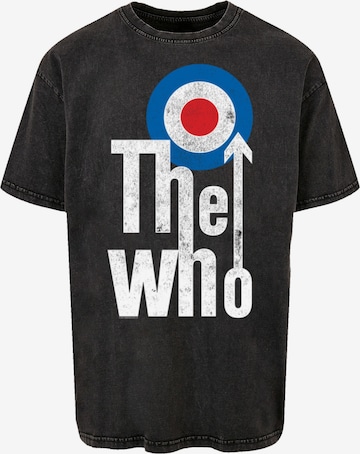 T-Shirt 'The Who' F4NT4STIC en noir : devant