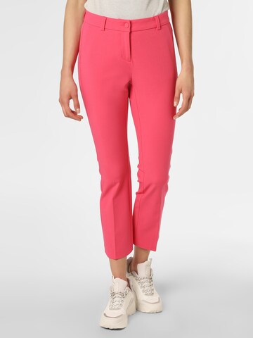 Regular Pantalon à plis 'Stella' Cambio en rose : devant