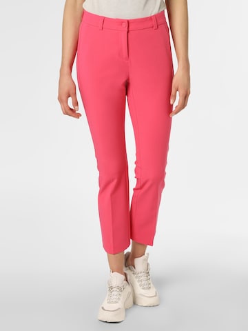 Cambio Pleated Pants 'Stella' in Pink: front