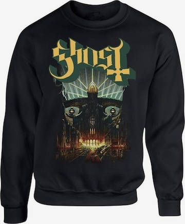 Sweat-shirt 'Ghost Meliora Sweatshirt Sweatshirt' Ghost en noir : devant