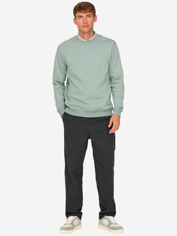Only & Sons Sweatshirt 'Connor' in Blue