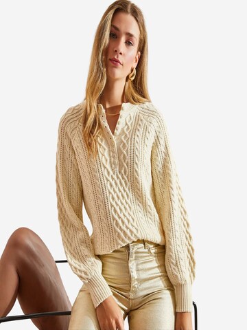 Bianco Lucci Pulover 'Pullover' | bež barva