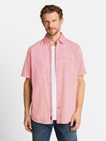 TOM TAILOR Regular fit Overhemd in Rood: voorkant