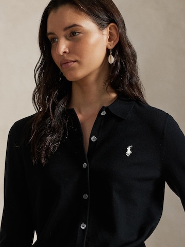 Polo Ralph Lauren Πλεκτή ζακέτα σε μαύρο
