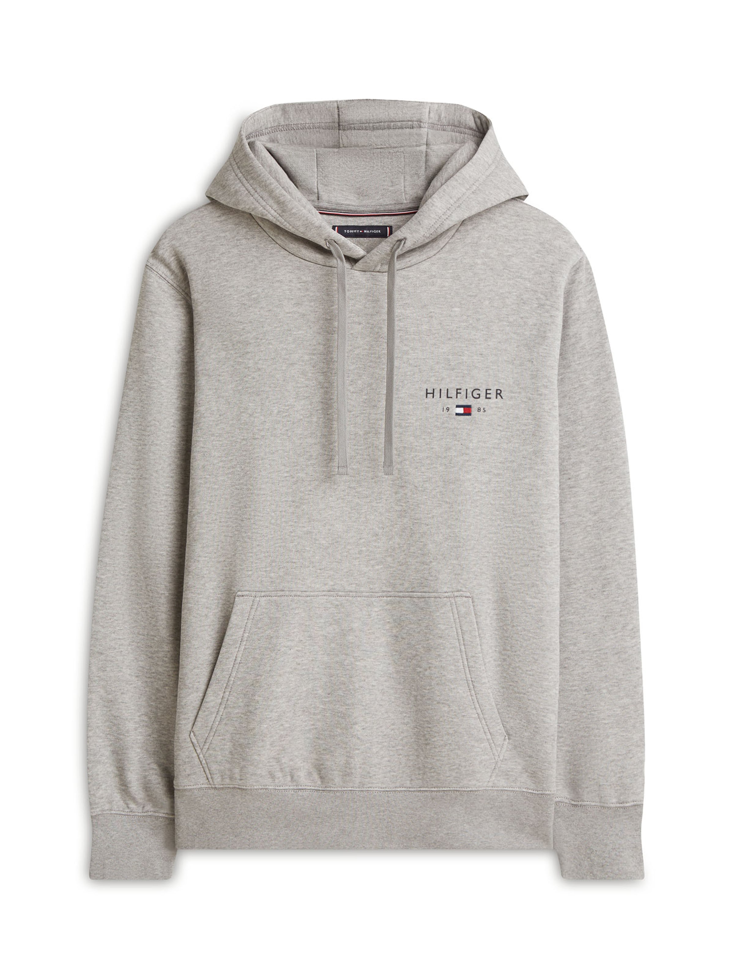 TOMMY HILFIGER Sweatshirt 'BRAND LOVE' in de kleur Marine / Grijs / Rood / Wit, Productweergave