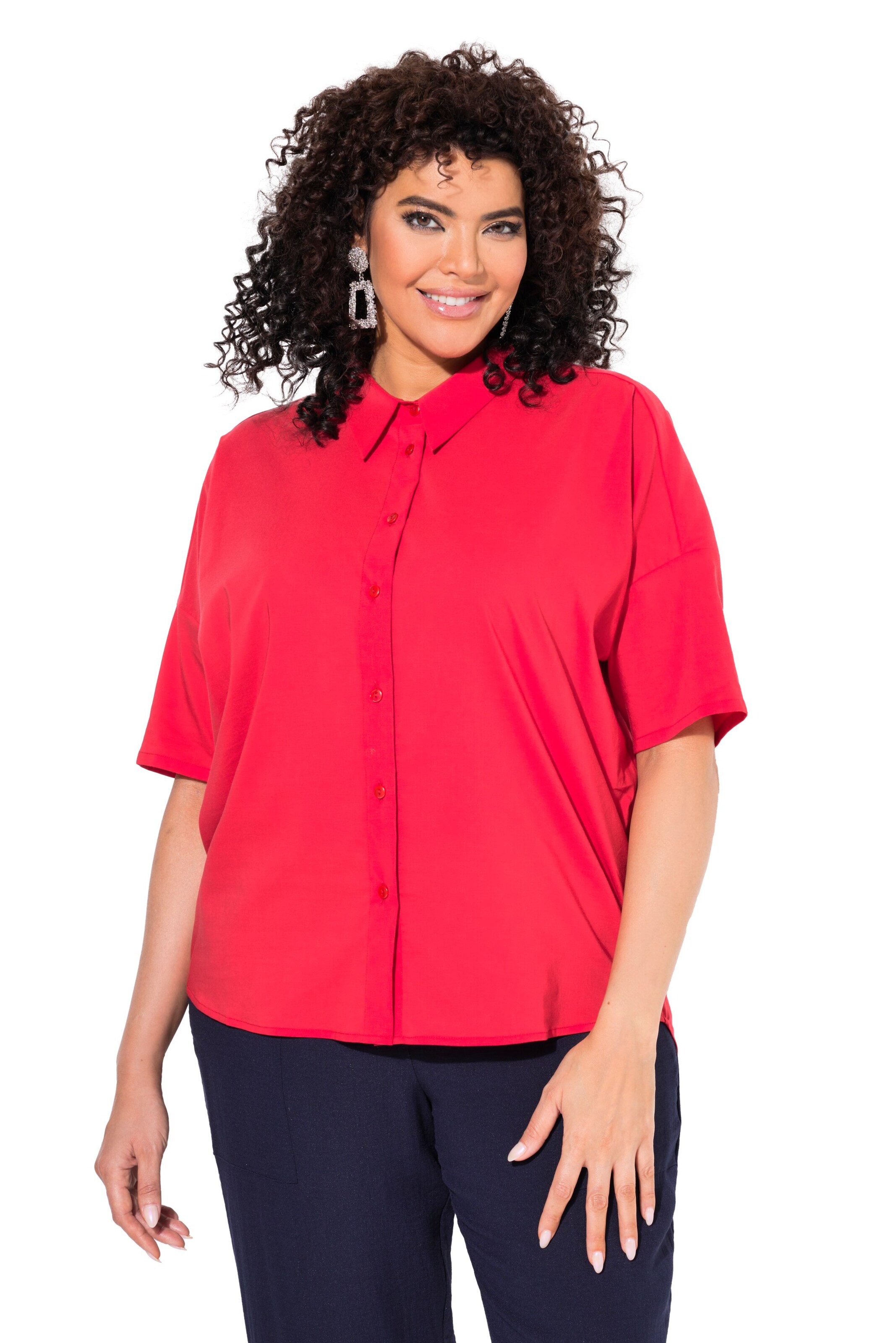 Ulla Popken Bluse in Pink: Vorderseite