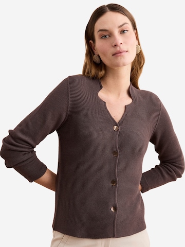Il Lanificio Strickjacke‌‌ in Braun: Vorderseite