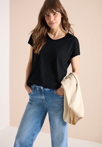 CECIL T-Shirt in Schwarz: Vorderseite