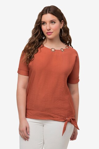 T-shirt Ulla Popken en orange : devant