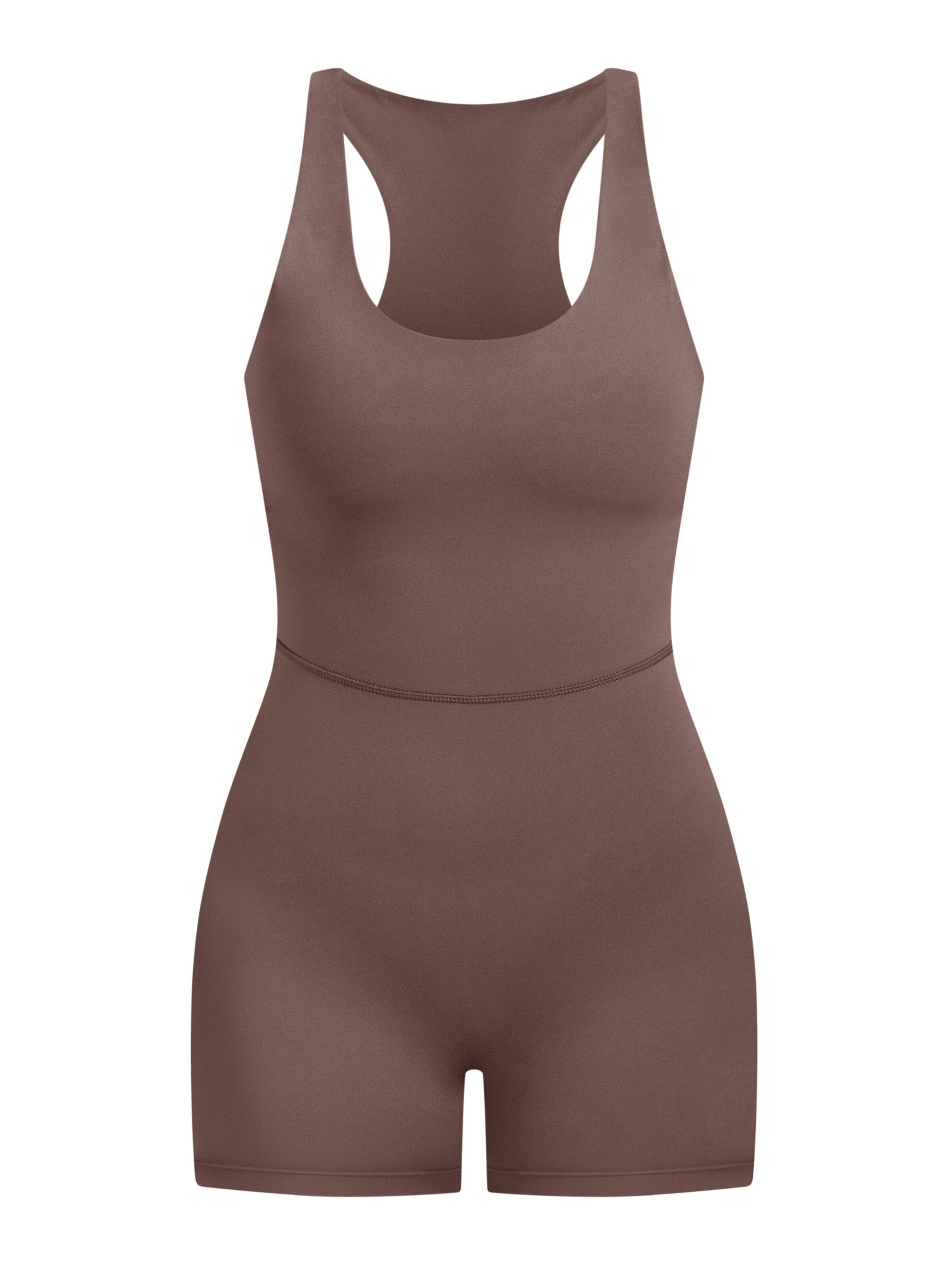 Smilodox Jumpsuit ' Aleyna ' in Brown: front