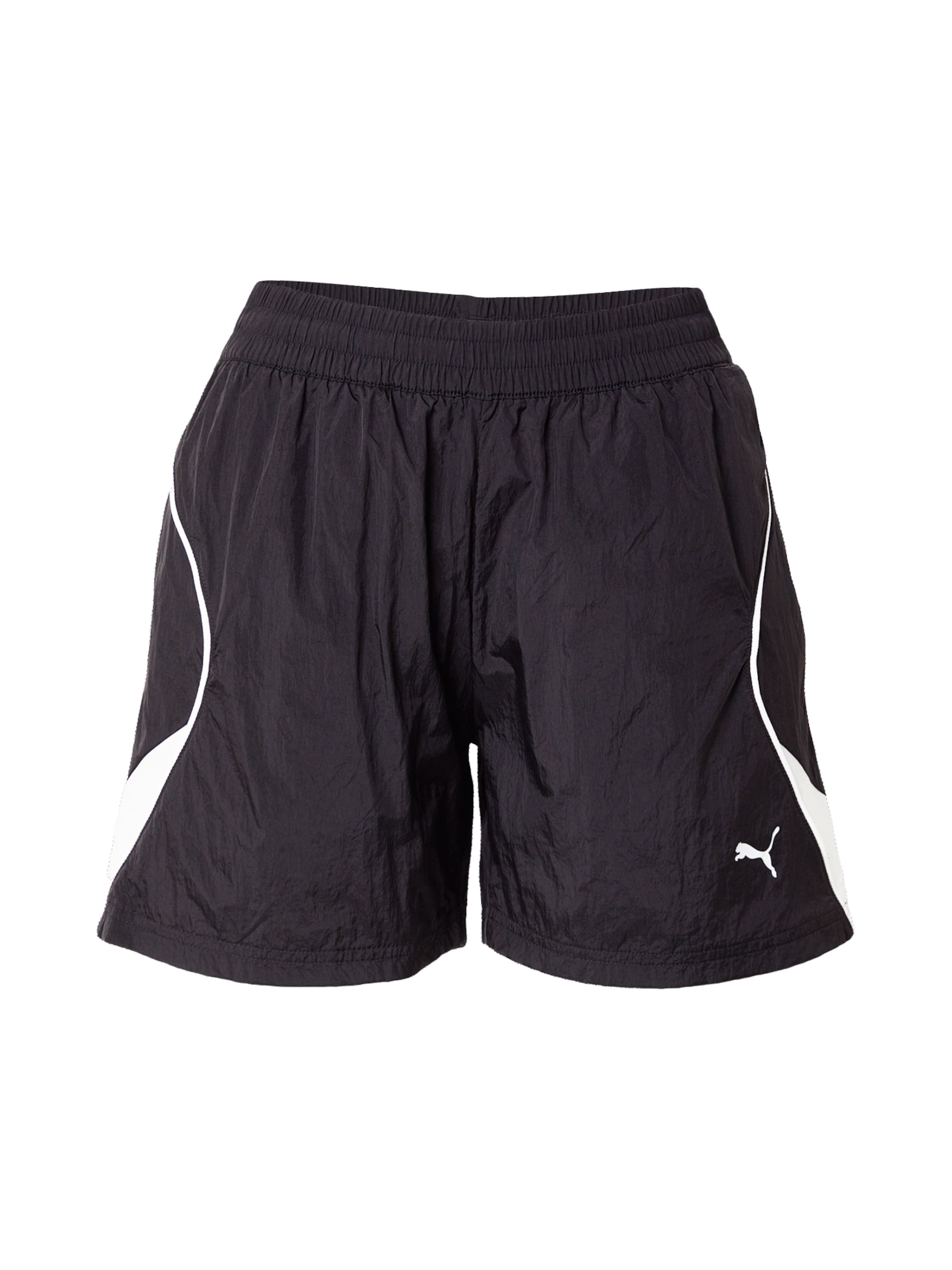 Regular Pantalon de sport PUMA en noir : devant