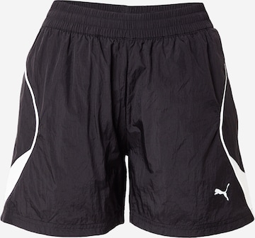 Regular Pantalon de sport PUMA en noir : devant