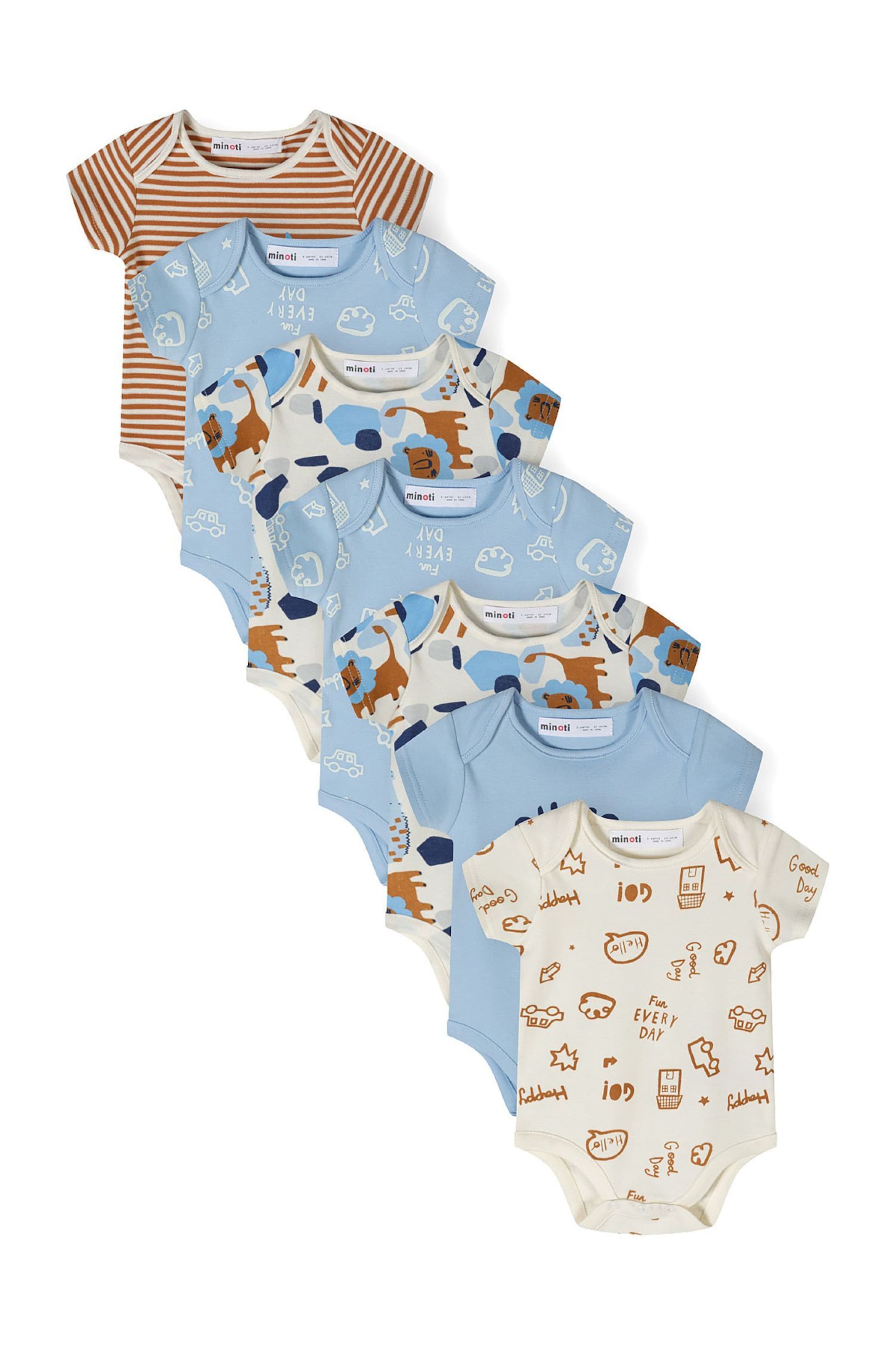 MINOTI Pajac/bodi | bež barva: sprednja stran