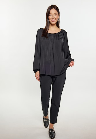 usha BLACK LABEL Bluse i svart