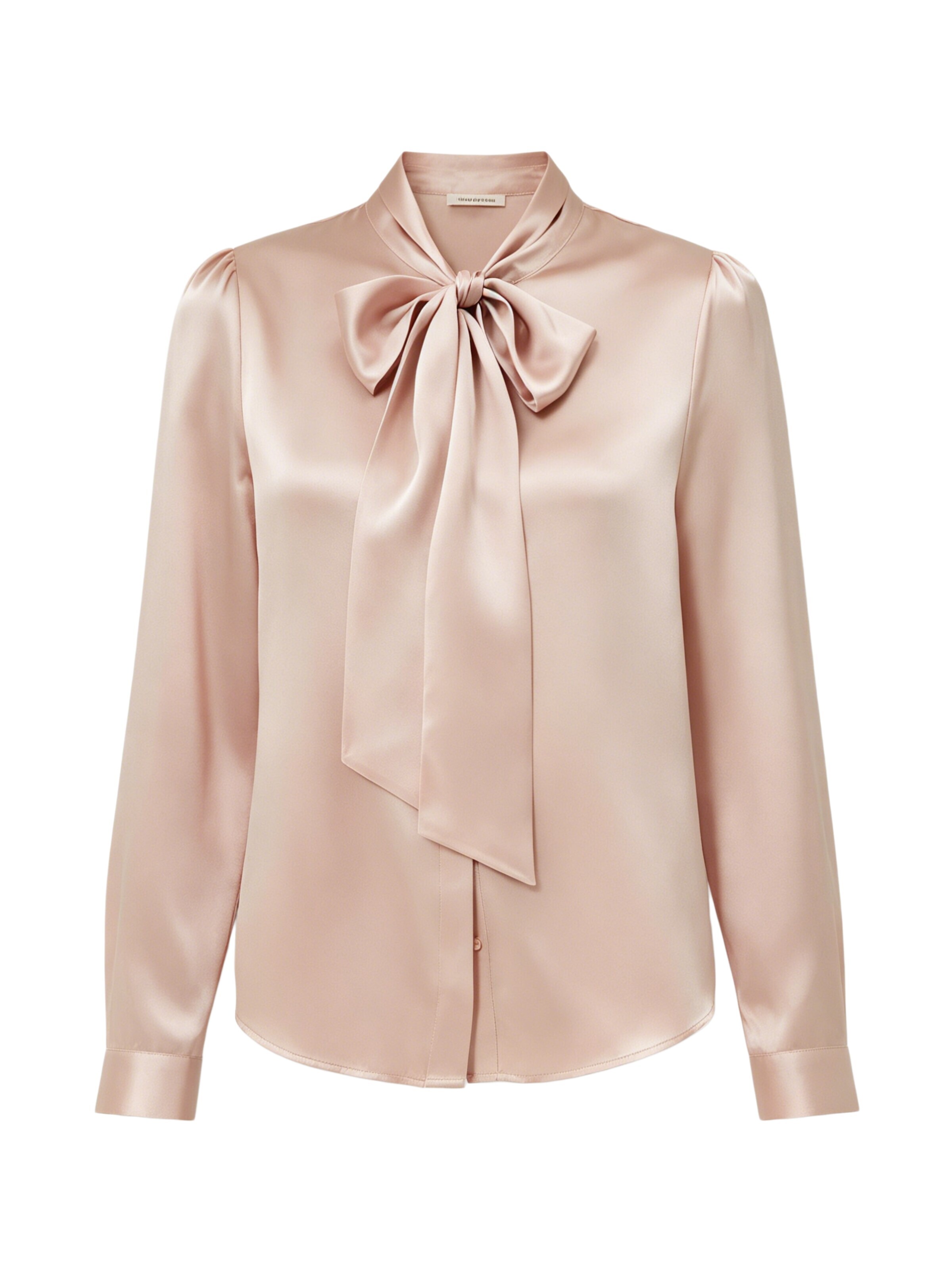 Lilysilk Blouse 'LILYSILK Seidenbluse mit Schleife' in L in de kleur Pink, Productweergave