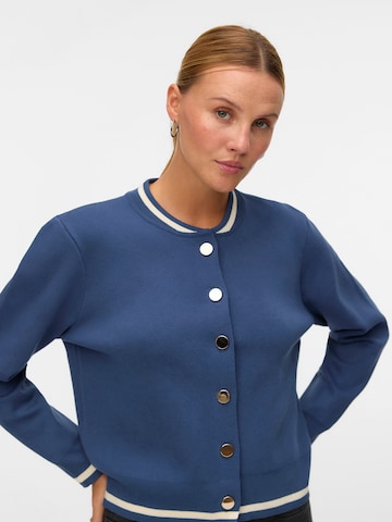 VERO MODA Вязаная кофта 'VMEVELIJN' в Синий: спереди