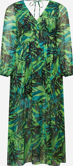 River Island Plus Kleit roheline / petrooleum / tumeroheline, Tootevaade