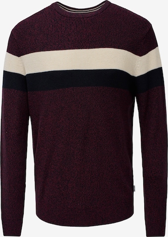 Pull-over Salsa Jeans en rouge : devant