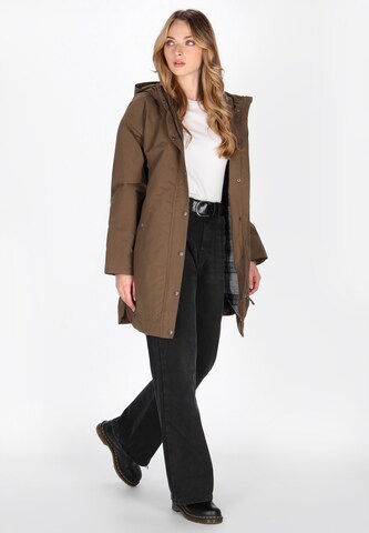 Manteau mi-saison DreiMaster Vintage en marron