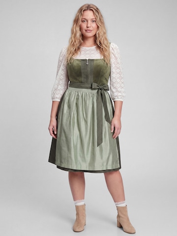 SPIETH & WENSKY Dirndl 'Kathi' in Green: front