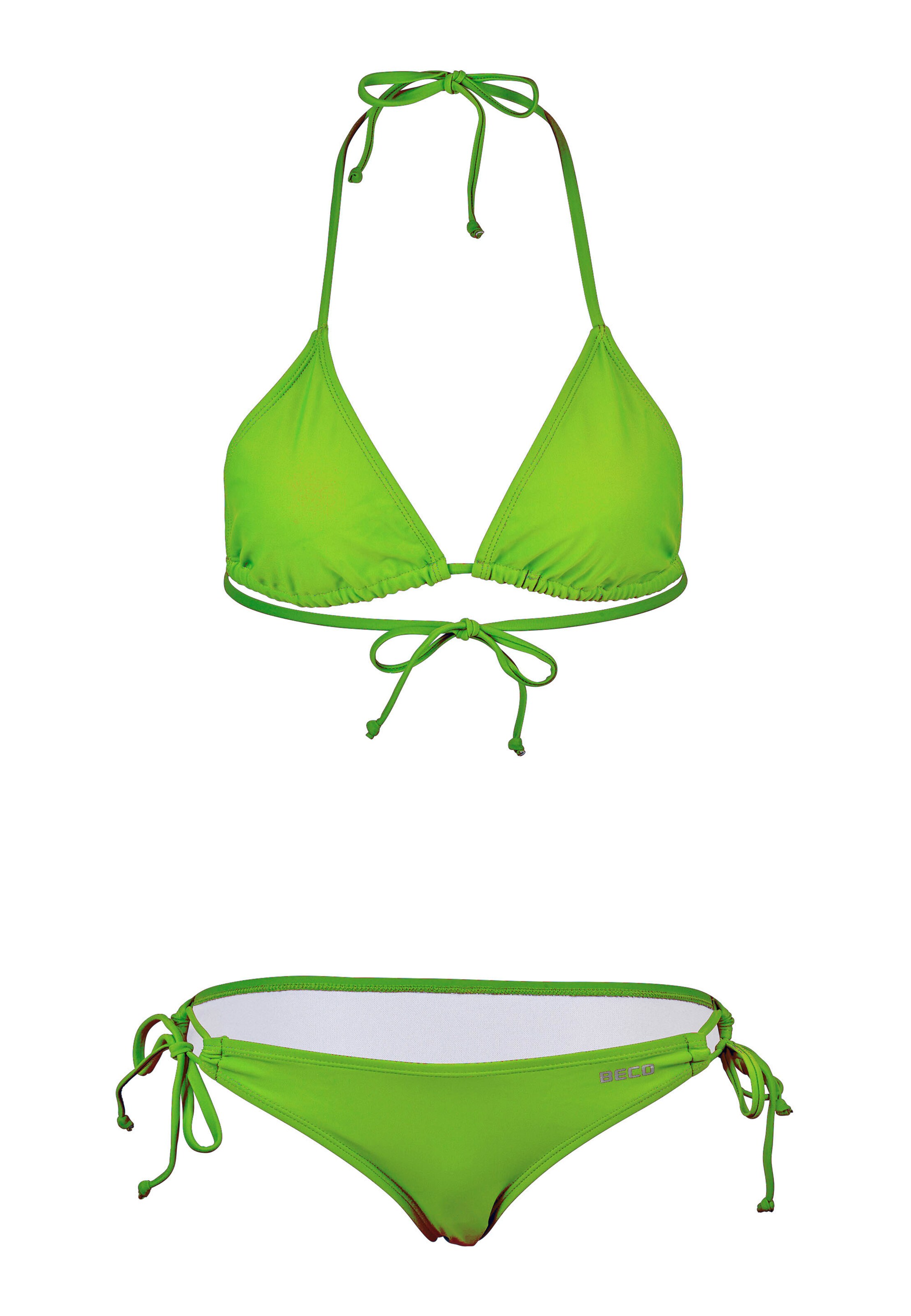 BECO the world of aquasports Triangel Bikini in Grün: Vorderseite