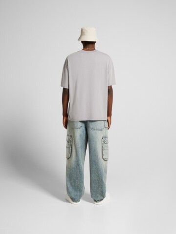 Bershka Loosefit Jeans i blå