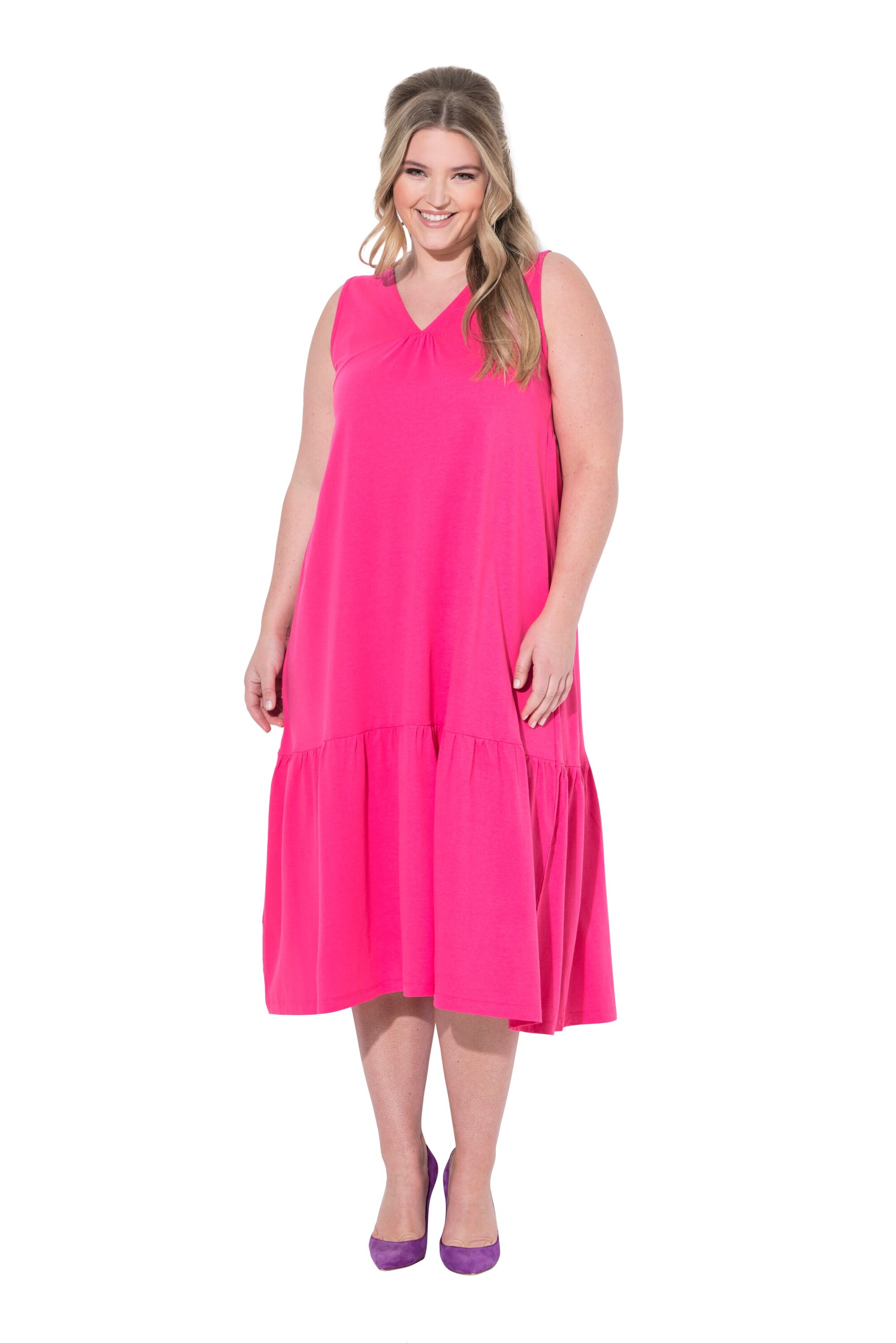 Robe MIAMODA en rose : devant