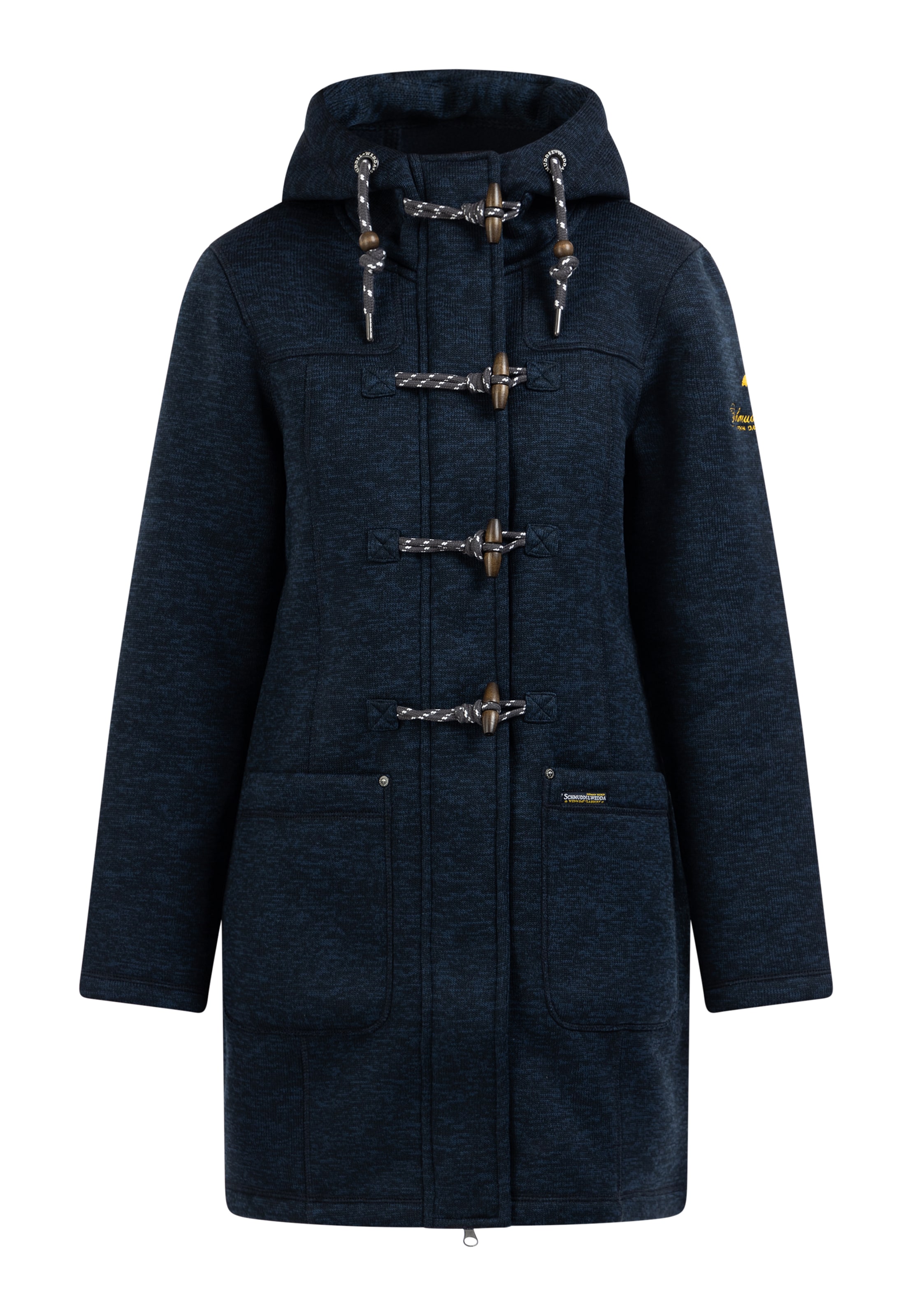 Schmuddelwedda Přechodný kabát – modrá: přední strana