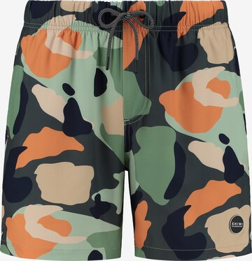 Shiwi Swimming shorts 'neo camo 4-way stretch' in Green: front