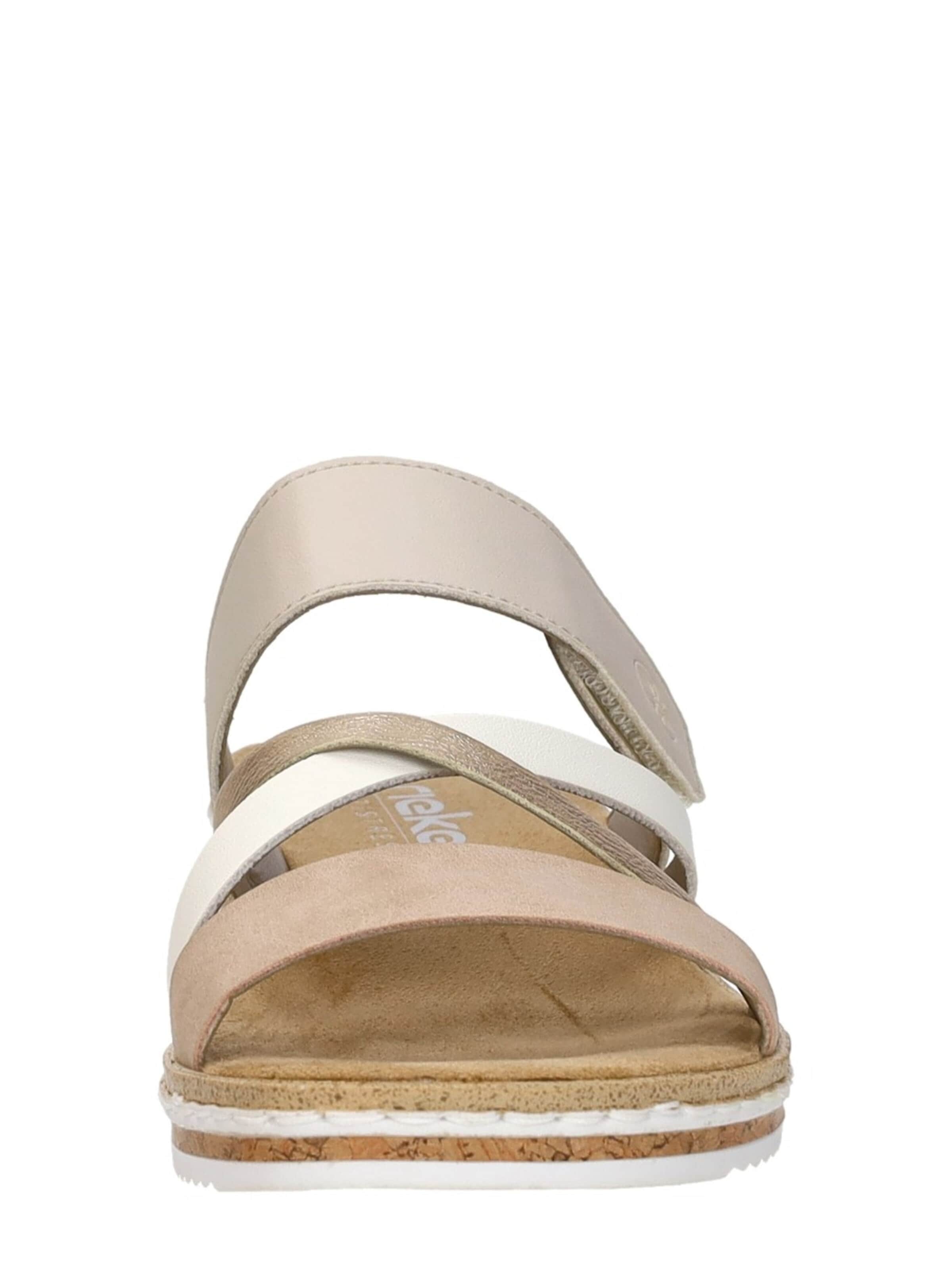 Rieker Huisschoenen 'Open Teen' in Beige
