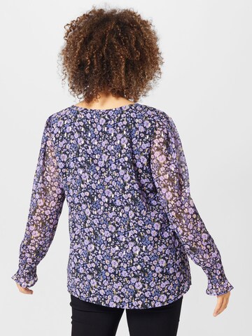 Zizzi Bluse 'OLIVIA' i blå