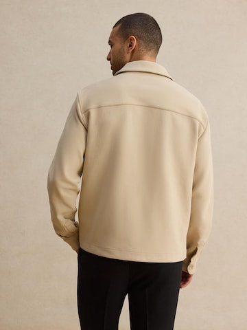 DAN FOX APPAREL Regularny krój Koszula 'Otto' w kolorze beżowy