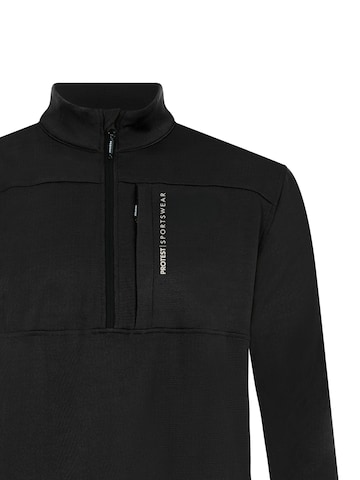 PROTEST Sportsweatshirt 'PRTGraphic' in Zwart