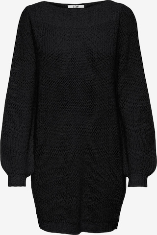 JDY Úpletové šaty 'Whitney Megan' – černá: přední strana
